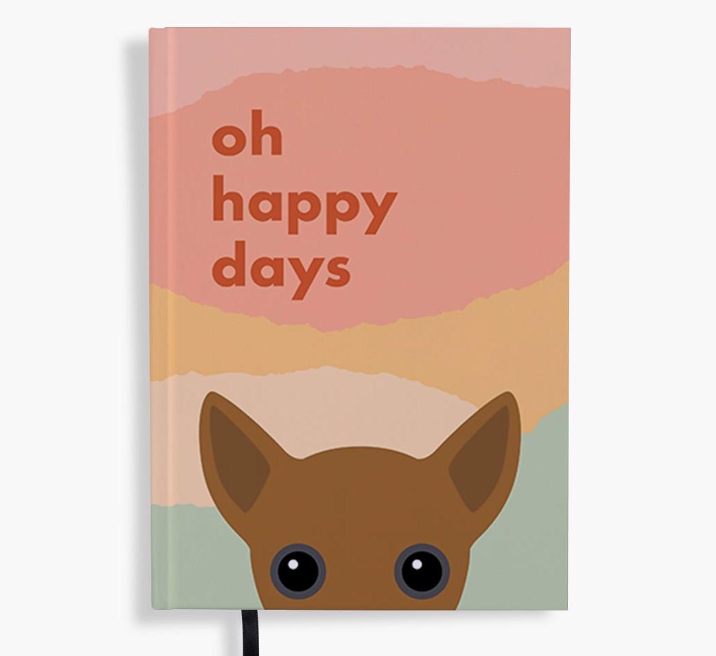 Oh Happy Days: Personalized {breedFullName} Notebook