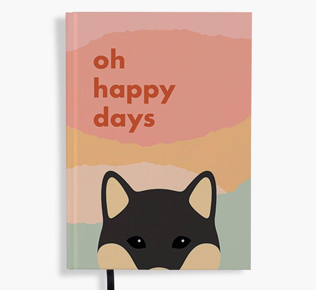 Oh Happy Days: Personalized {breedFullName} Notebook