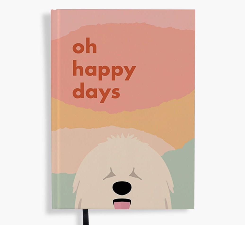 Oh Happy Days: Personalized {breedFullName} Notebook