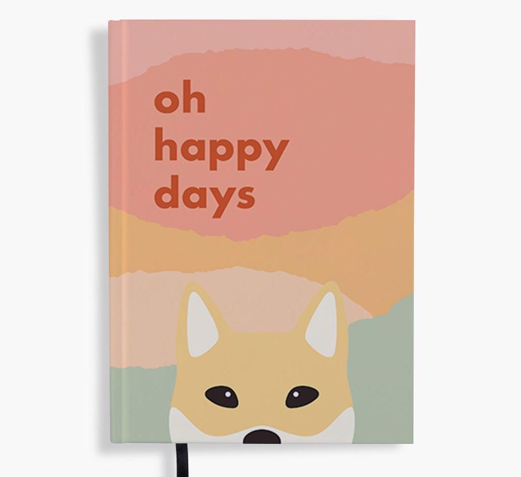 Oh Happy Days: Personalized {breedFullName} Notebook