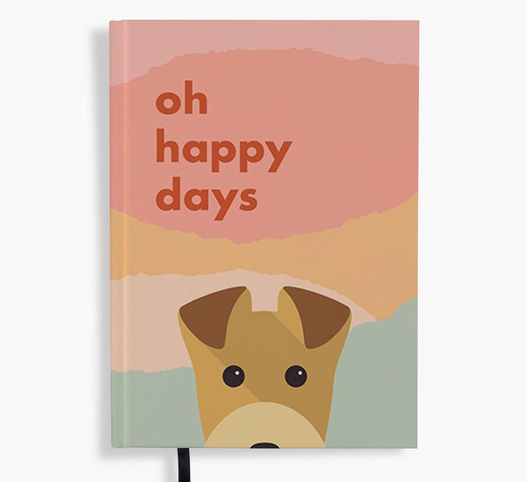Oh Happy Days: Personalized {breedFullName} Notebook