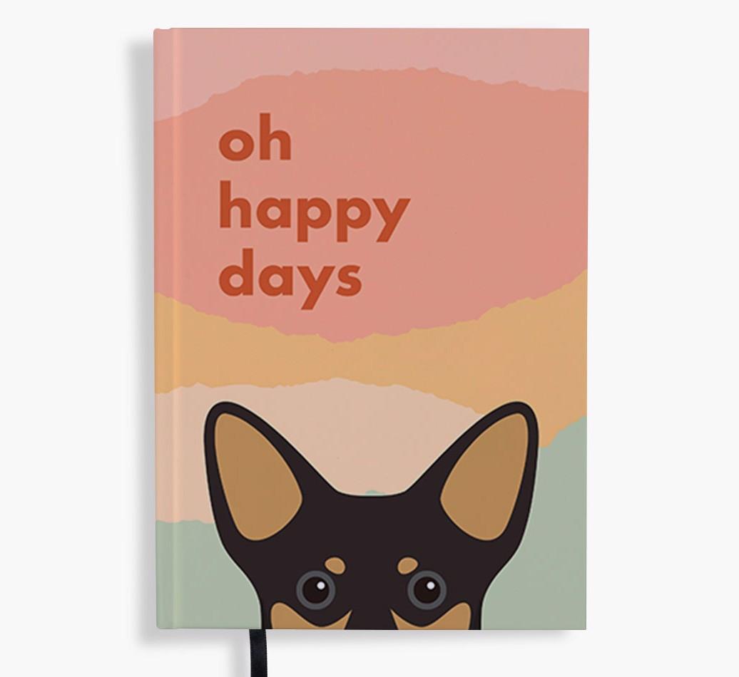 Oh Happy Days: Personalized {breedFullName} Notebook