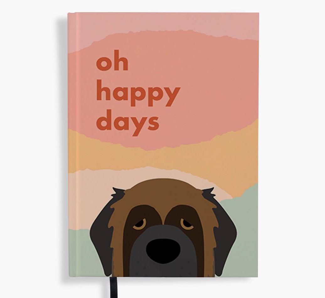 Oh Happy Days: Personalized {breedFullName} Notebook
