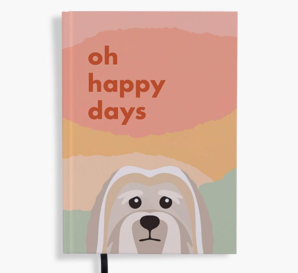 Oh Happy Days: Personalized {breedFullName} Notebook