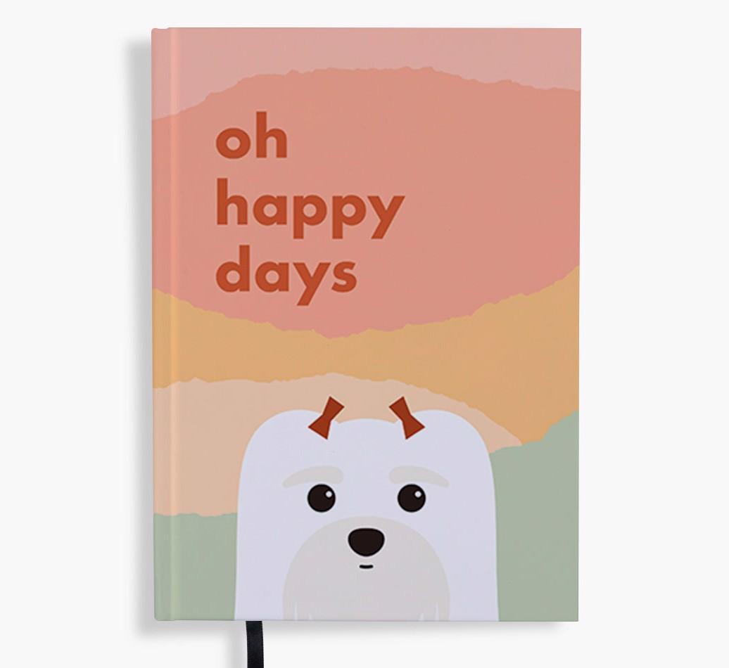 Oh Happy Days: Personalized {breedFullName} Notebook