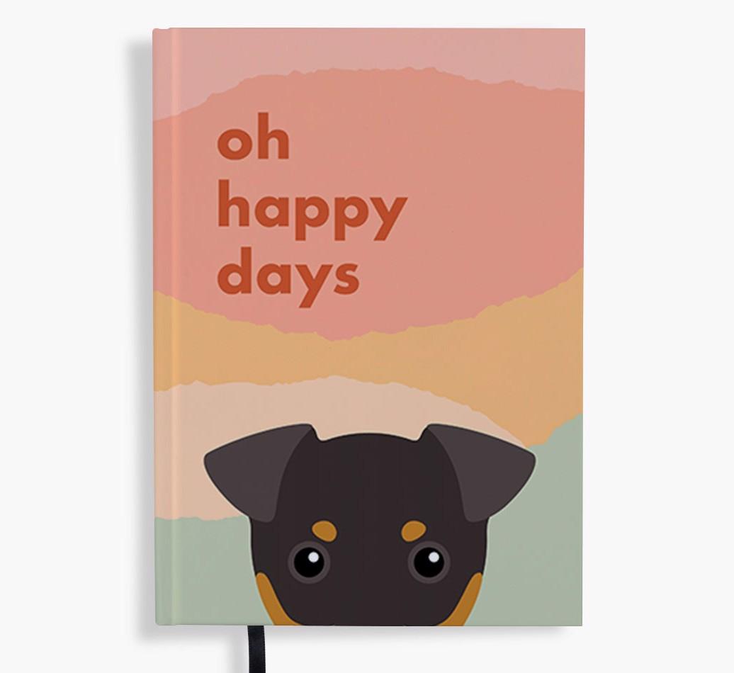 Oh Happy Days: Personalized {breedFullName} Notebook