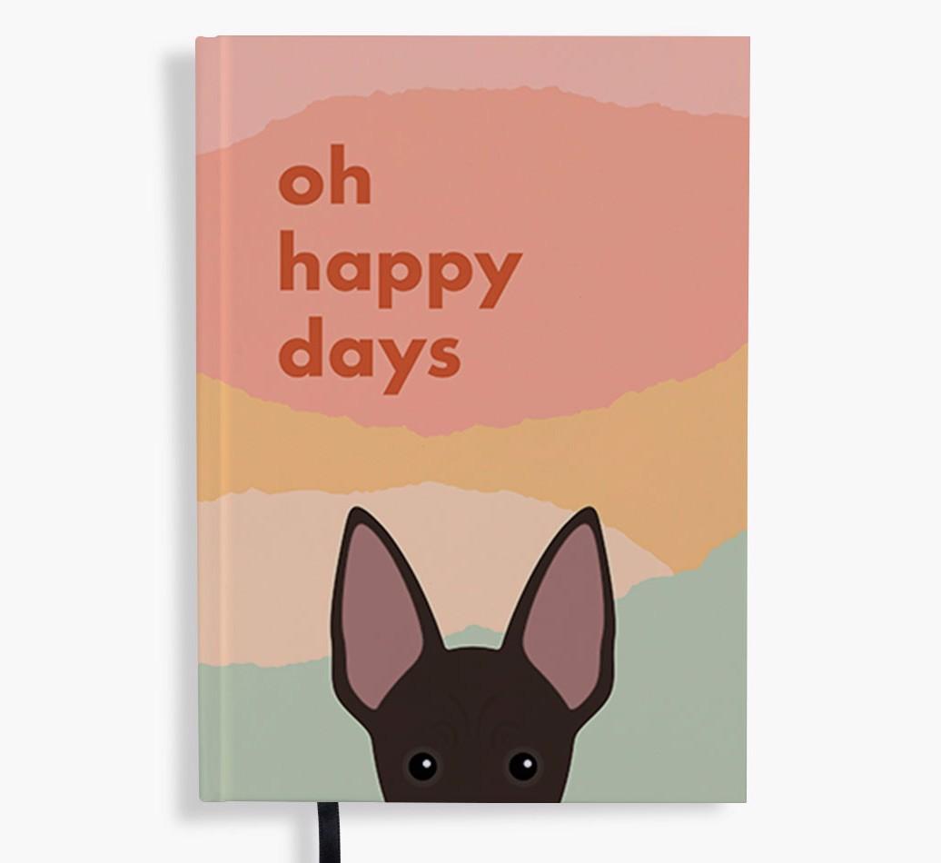 Oh Happy Days: Personalized {breedFullName} Notebook