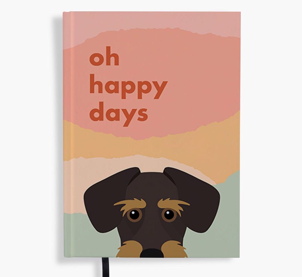 Oh Happy Days: Personalized {breedFullName} Notebook