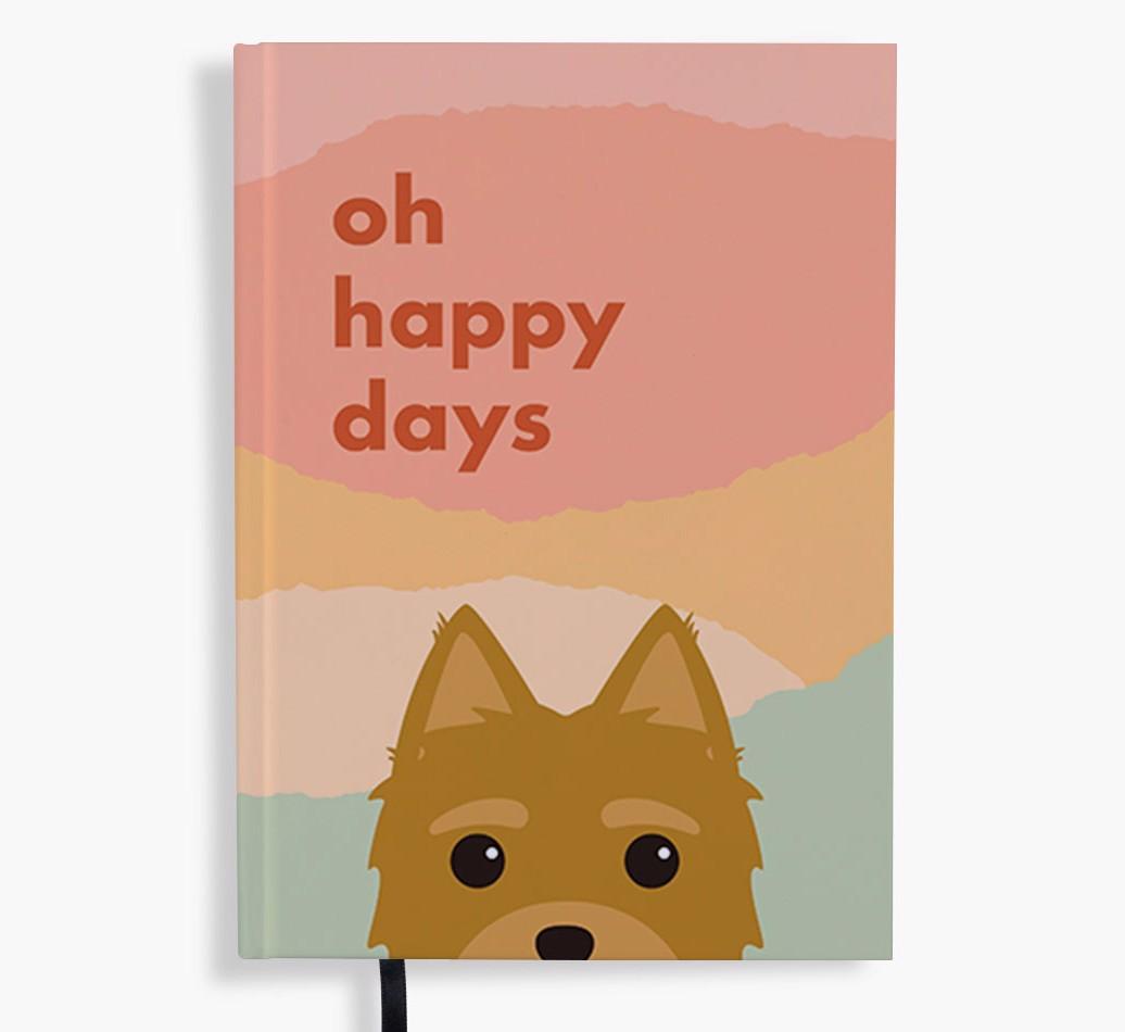 Oh Happy Days: Personalized {breedFullName} Notebook