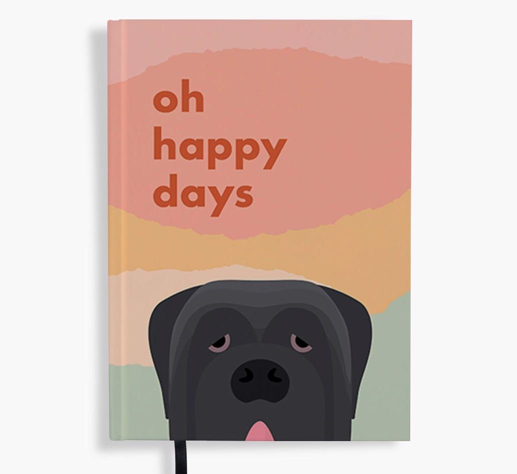 Oh Happy Days: Personalized {breedFullName} Notebook
