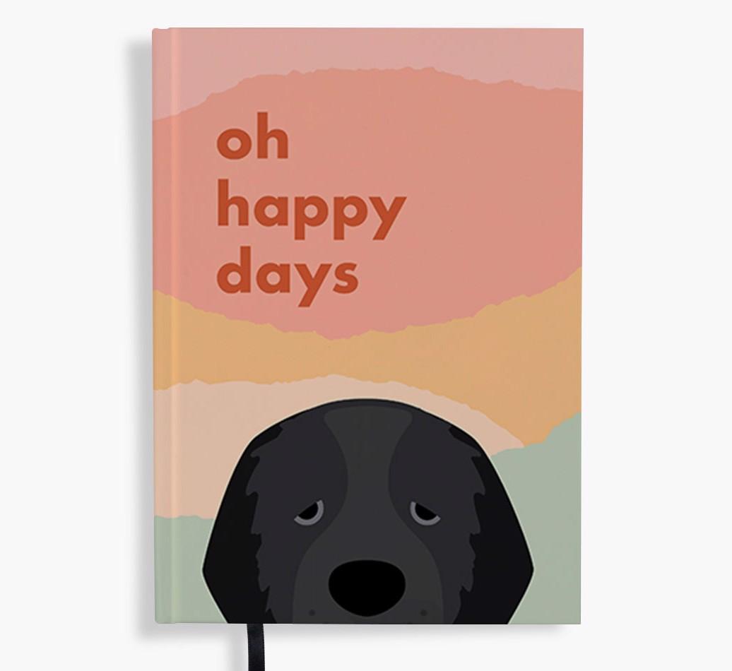 Oh Happy Days: Personalized {breedFullName} Notebook