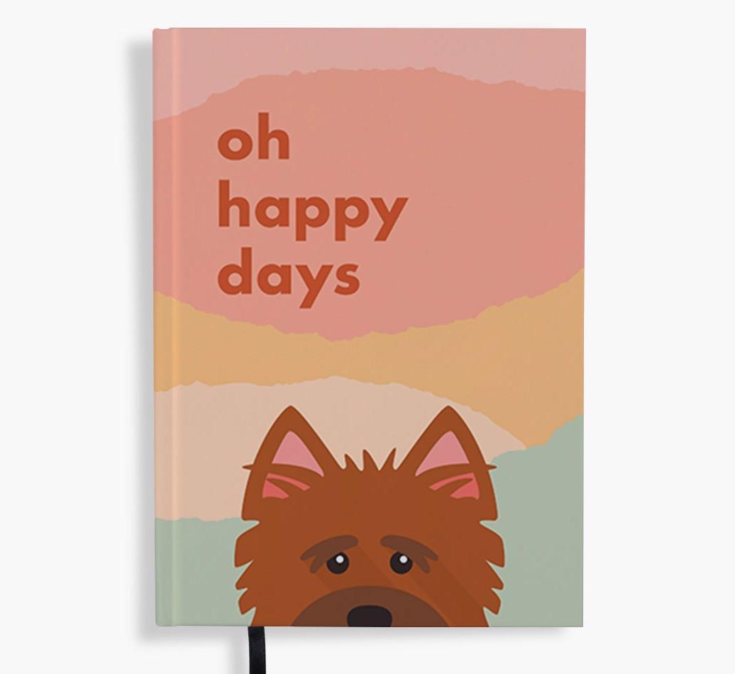 Oh Happy Days: Personalized {breedFullName} Notebook