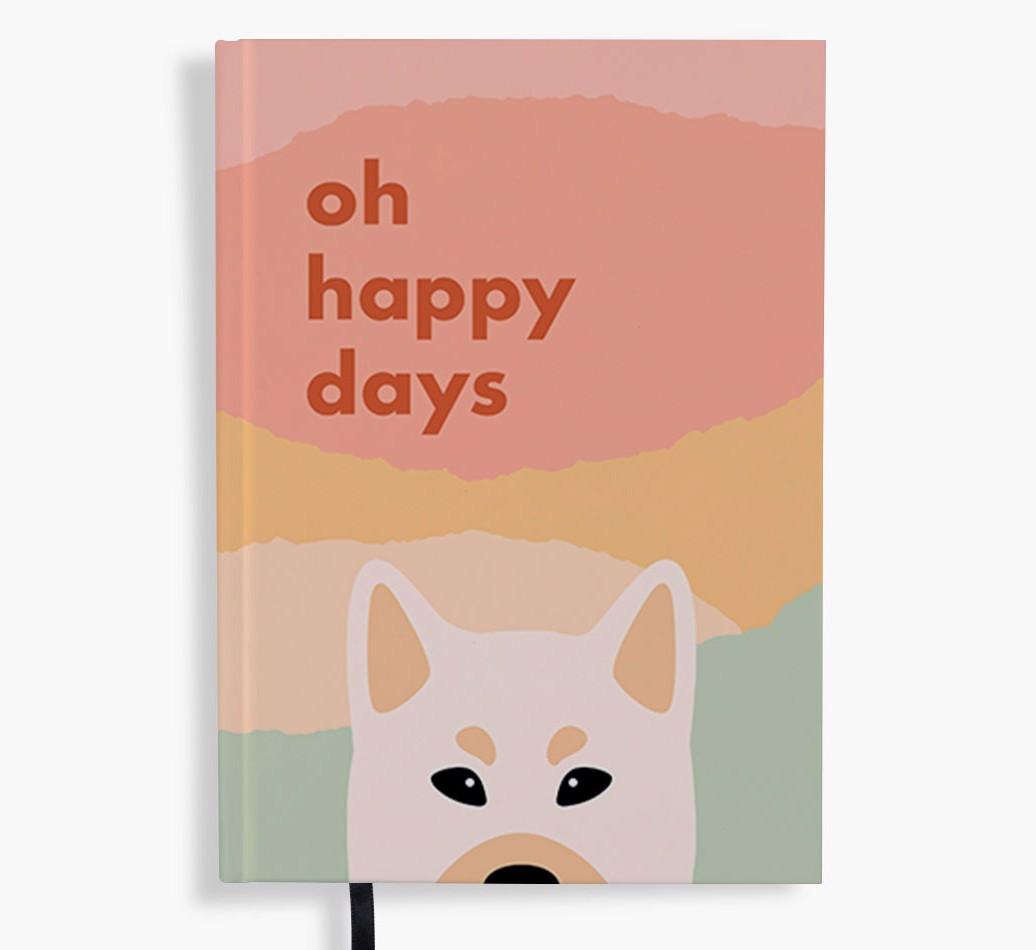Oh Happy Days: Personalized {breedFullName} Notebook