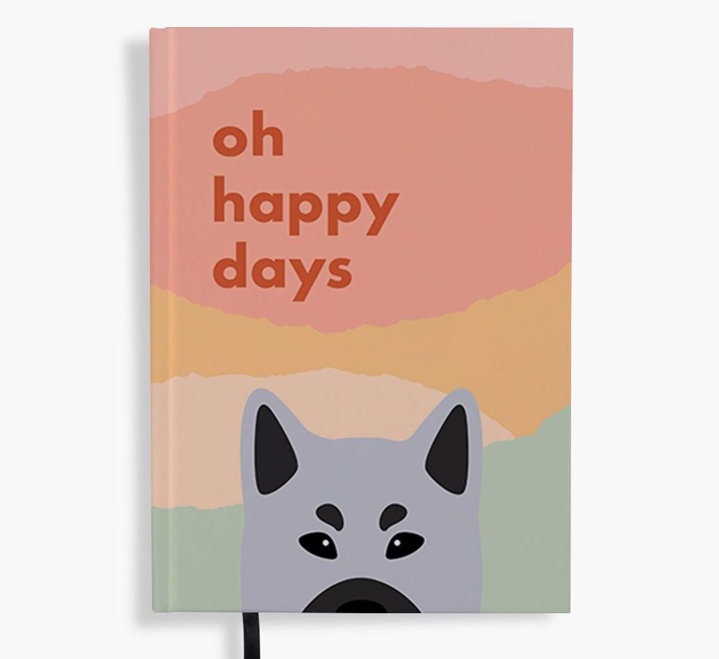 Oh Happy Days: Personalized {breedFullName} Notebook