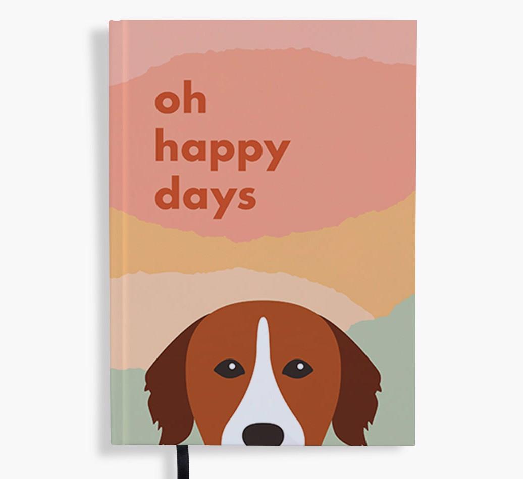 Oh Happy Days: Personalized {breedFullName} Notebook