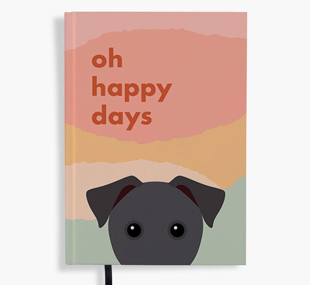 Oh Happy Days: Personalized {breedFullName} Notebook