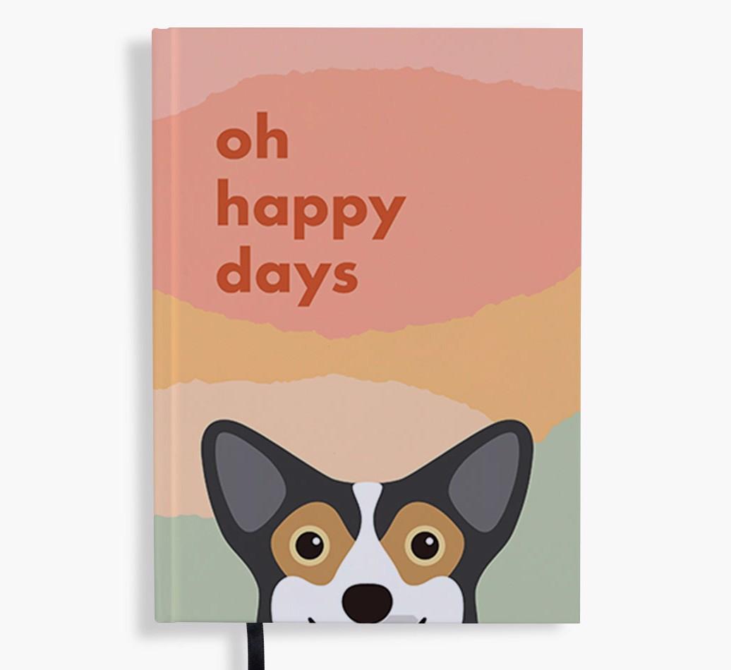 Oh Happy Days: Personalized {breedFullName} Notebook