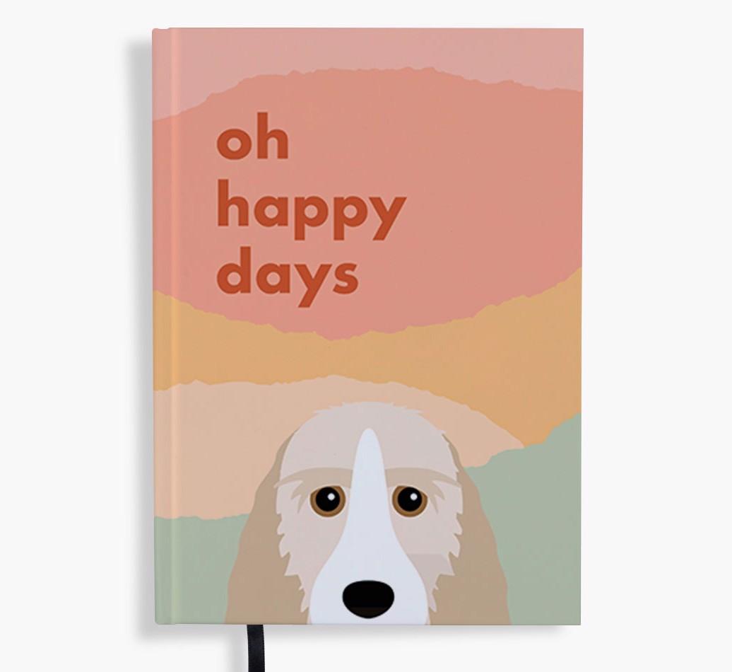 Oh Happy Days: Personalized {breedFullName} Notebook