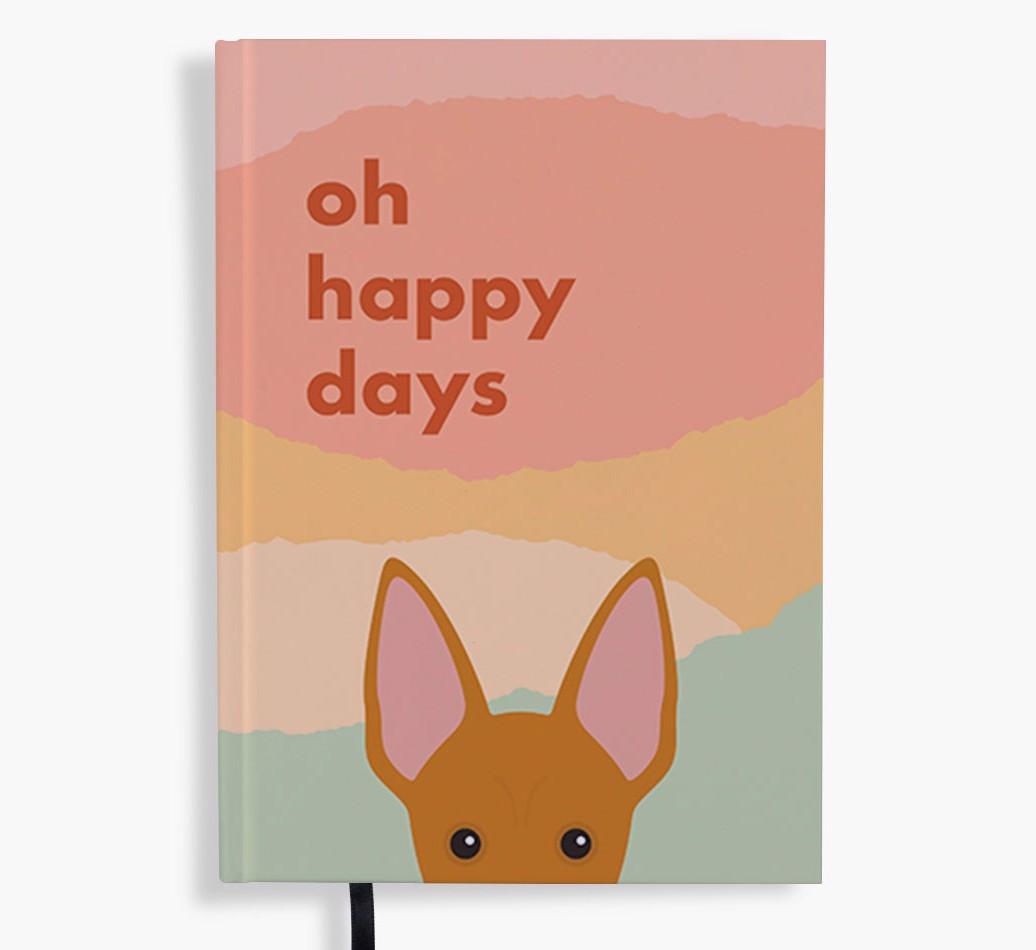 Oh Happy Days: Personalised {breedFullName} Notebook