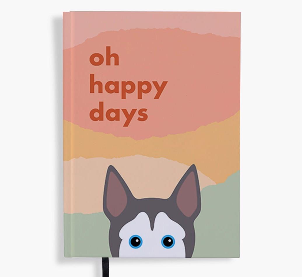 Oh Happy Days: Personalized {breedFullName} Notebook