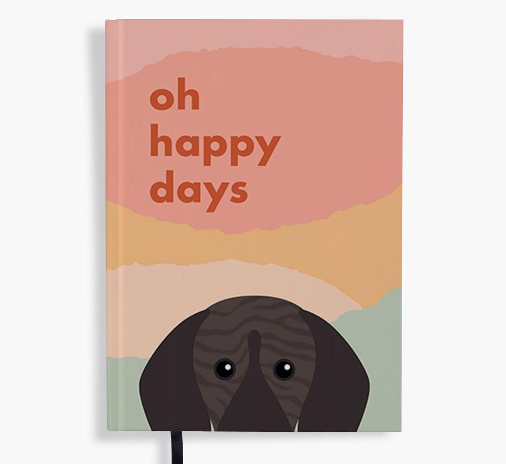 Oh Happy Days: Personalized {breedFullName} Notebook