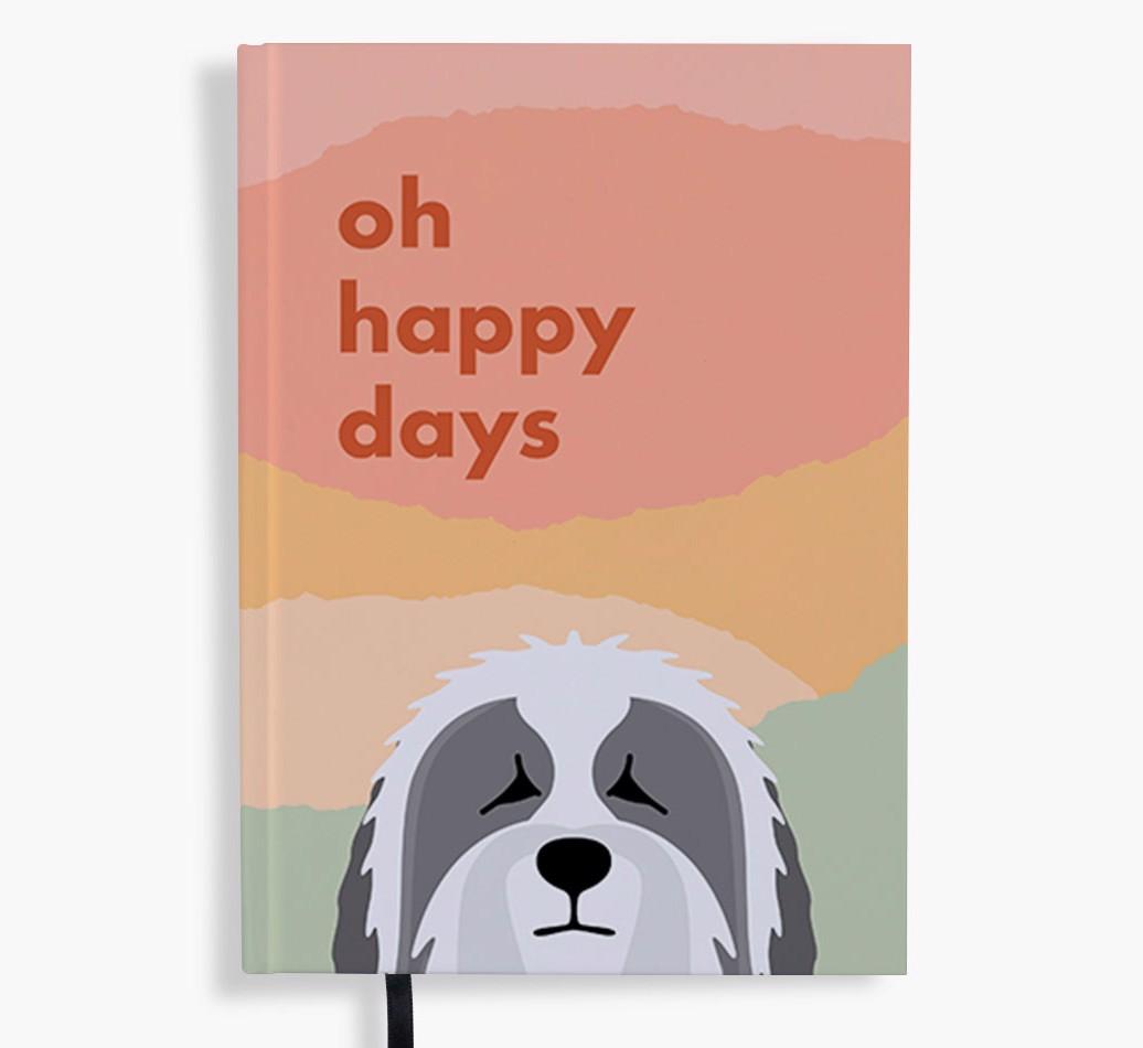 Oh Happy Days: Personalized {breedFullName} Notebook