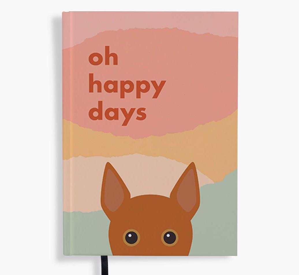Oh Happy Days: Personalized {breedFullName} Notebook