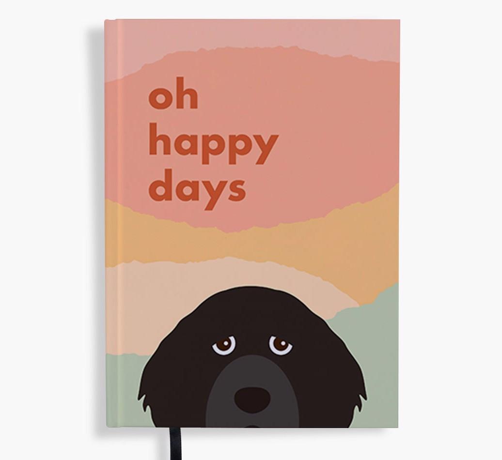 Oh Happy Days: Personalized {breedFullName} Notebook