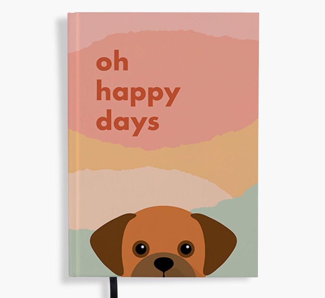 Oh Happy Days: Personalized {breedFullName} Notebook