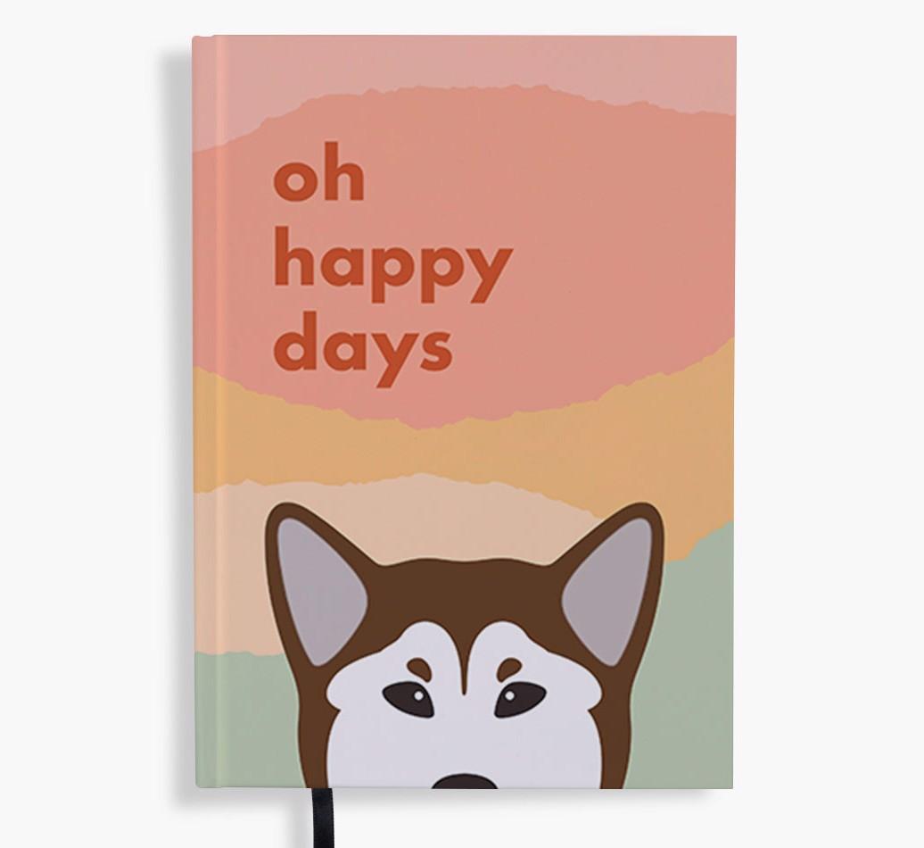 Oh Happy Days: Personalized {breedFullName} Notebook
