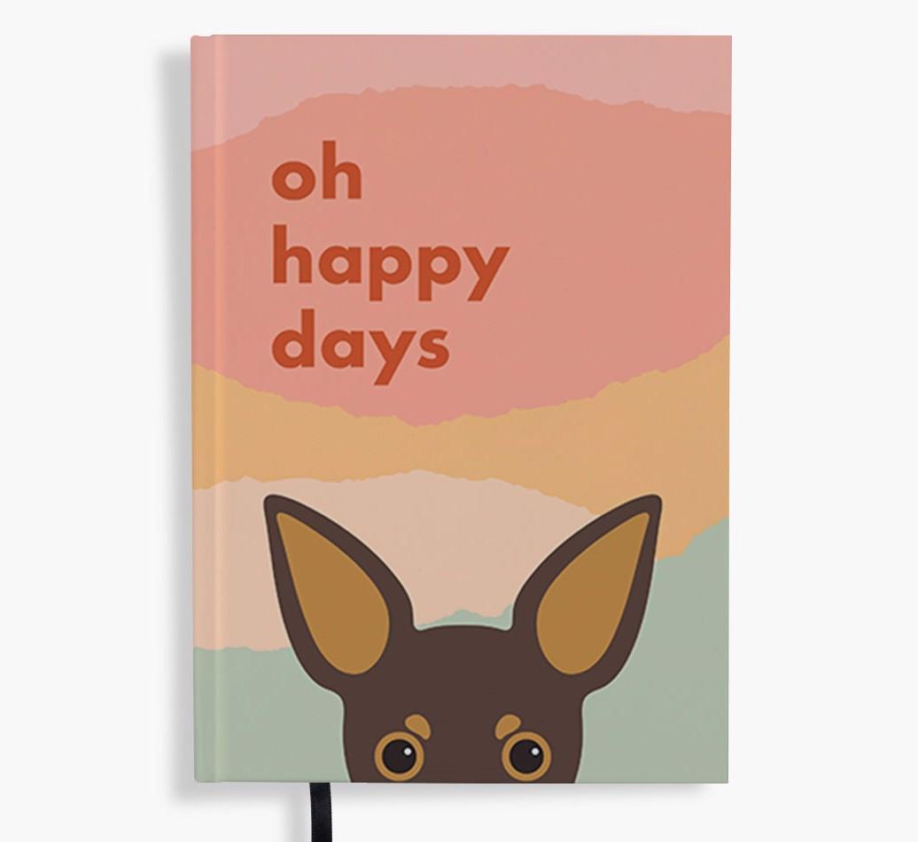 Oh Happy Days: Personalized {breedFullName} Notebook