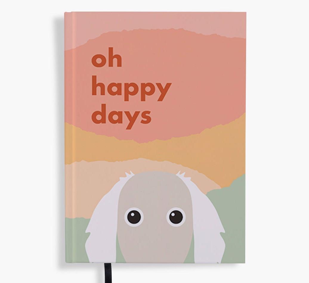 Oh Happy Days: Personalized {breedFullName} Notebook