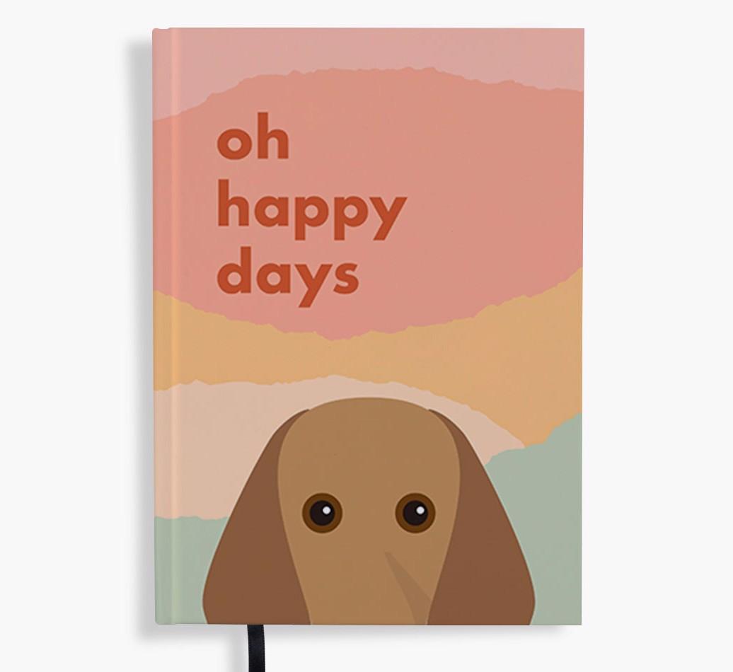 Oh Happy Days: Personalized {breedFullName} Notebook