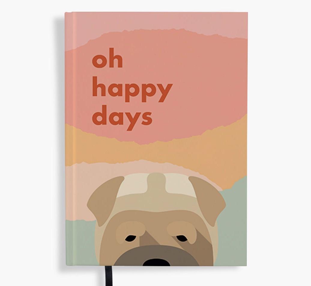 Oh Happy Days: Personalized {breedFullName} Notebook