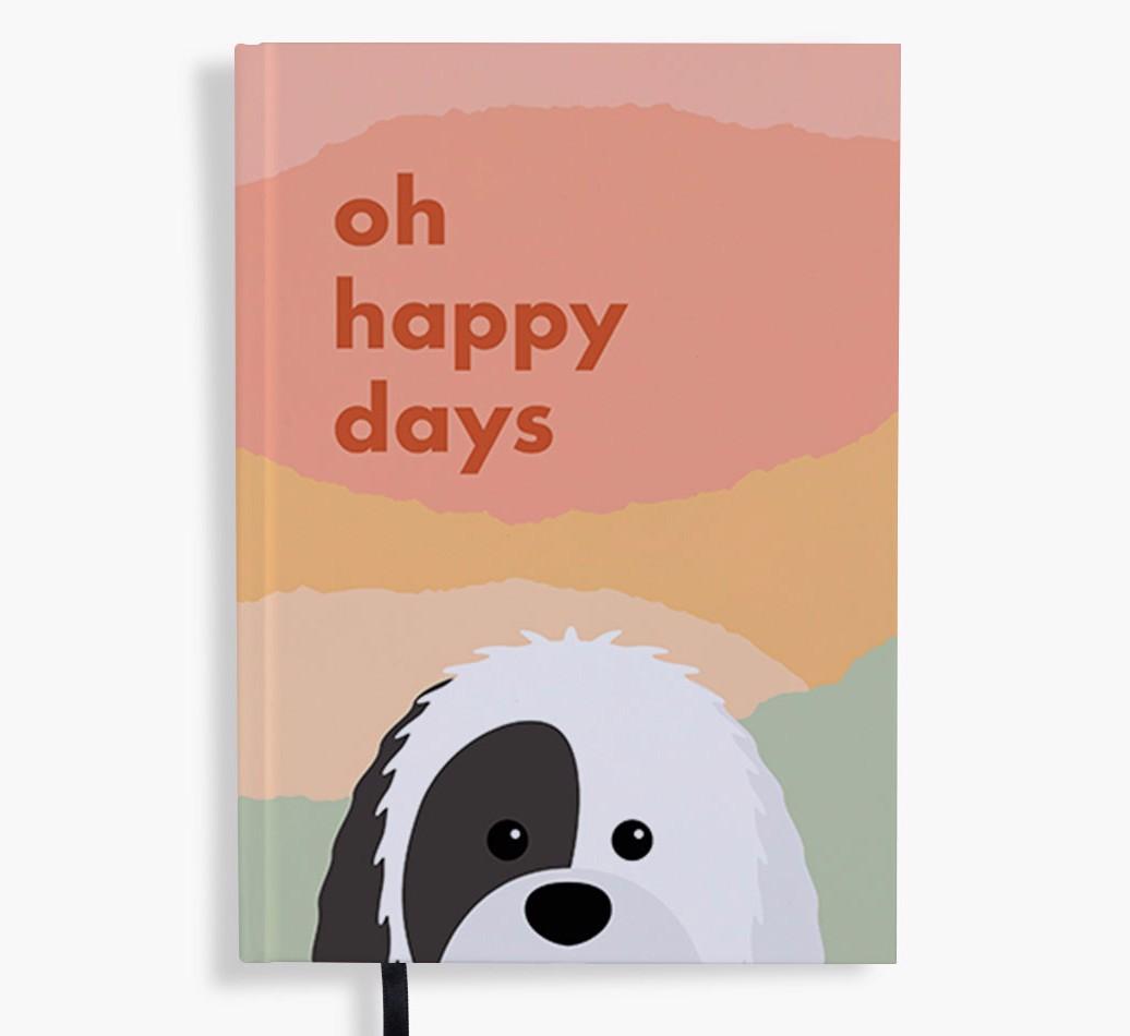 Oh Happy Days: Personalized {breedFullName} Notebook