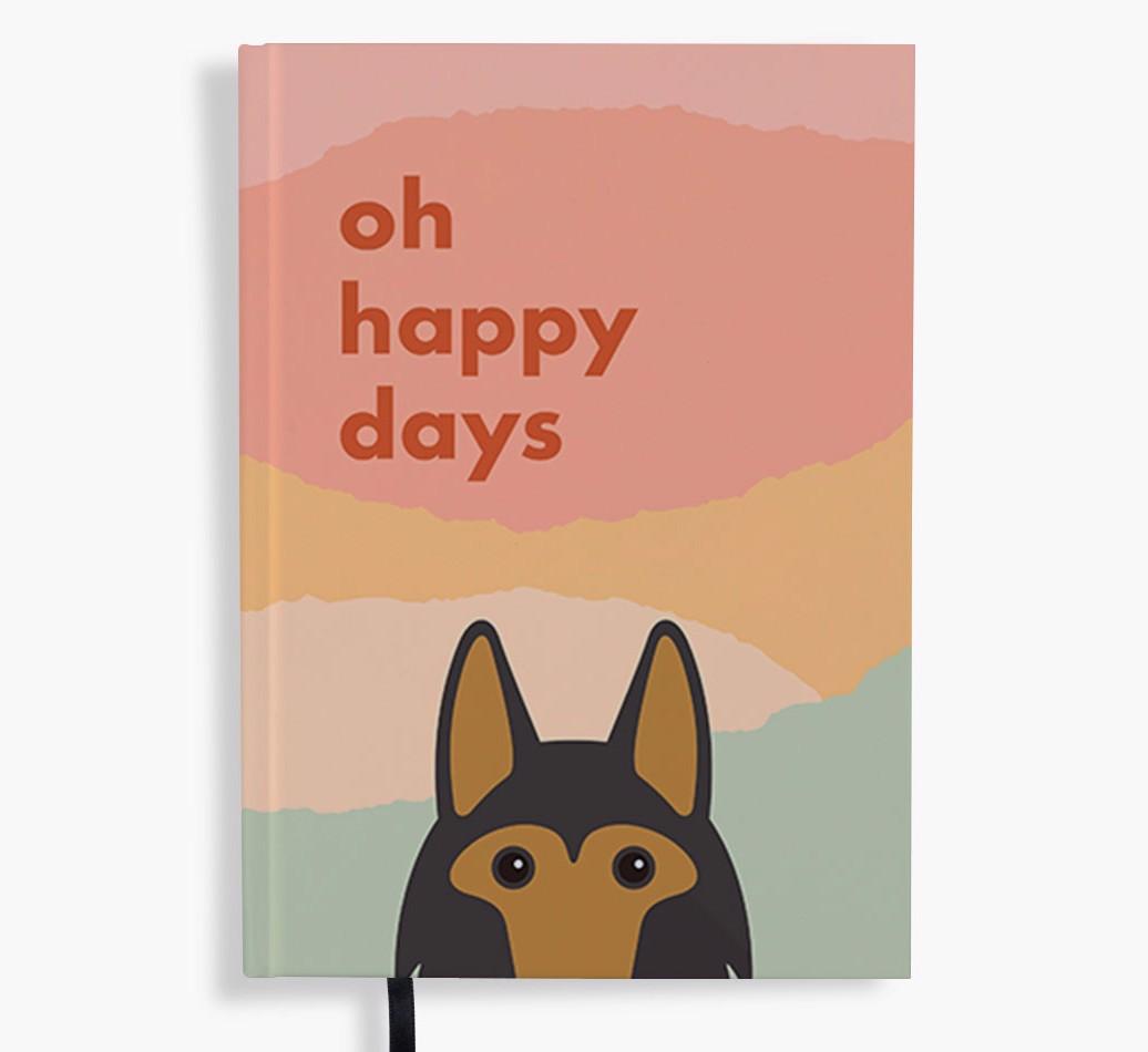 Oh Happy Days: Personalized {breedFullName} Notebook