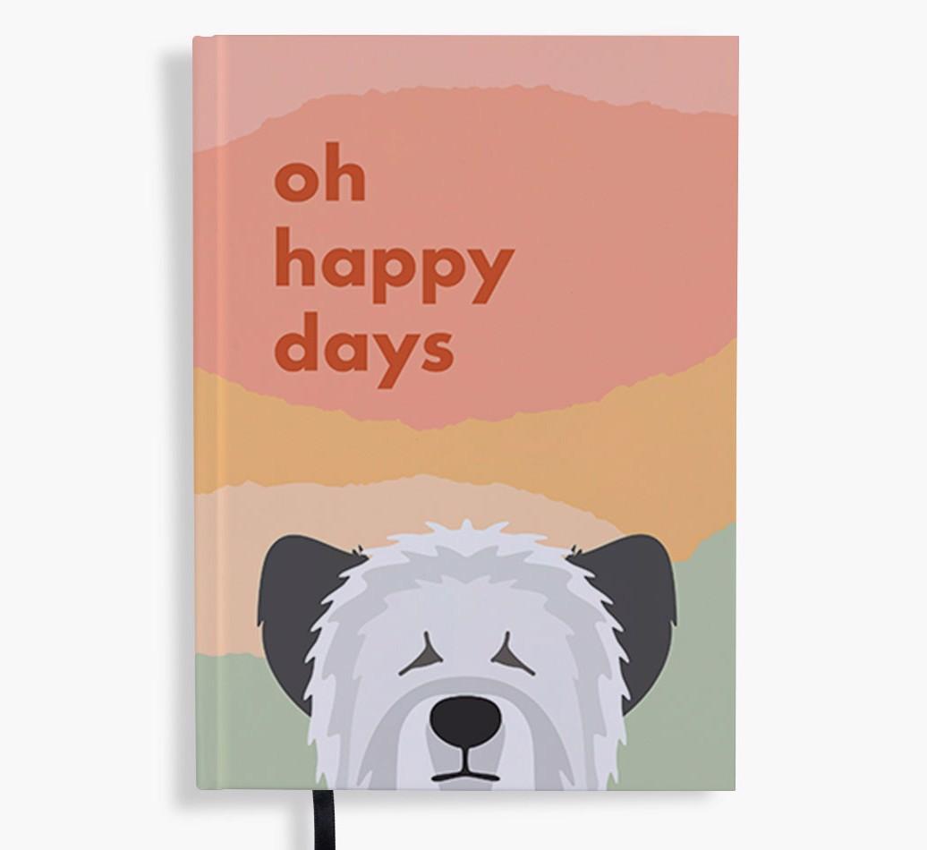 Oh Happy Days: Personalized {breedFullName} Notebook