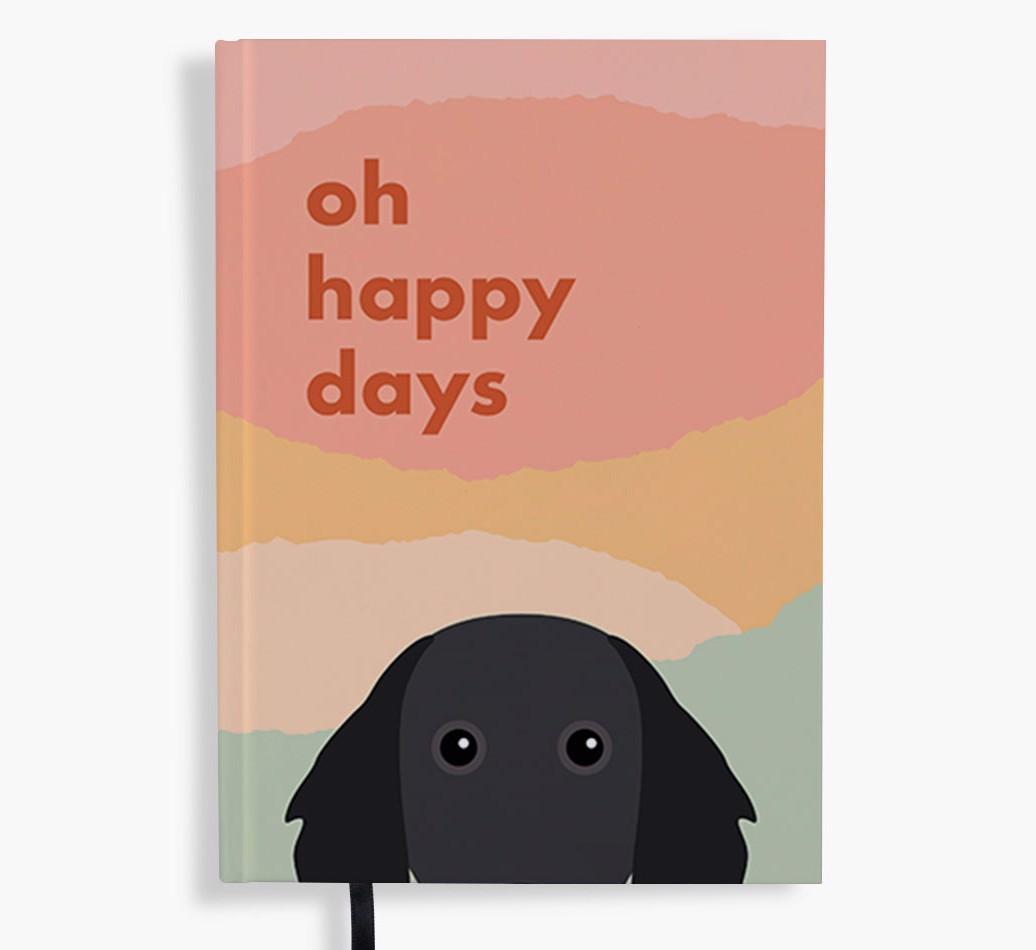 Oh Happy Days: Personalized {breedFullName} Notebook