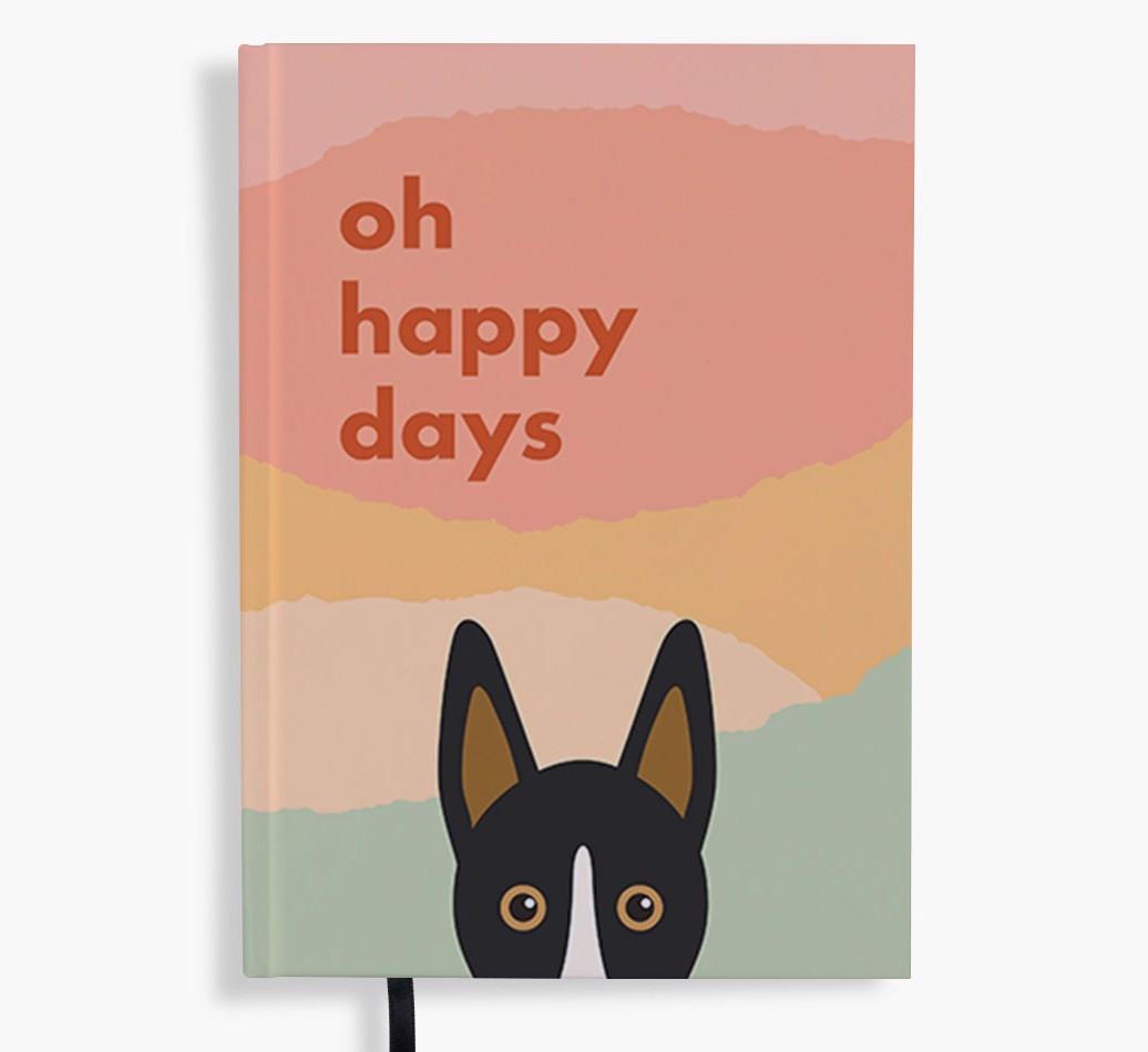 Oh Happy Days: Personalized {breedFullName} Notebook
