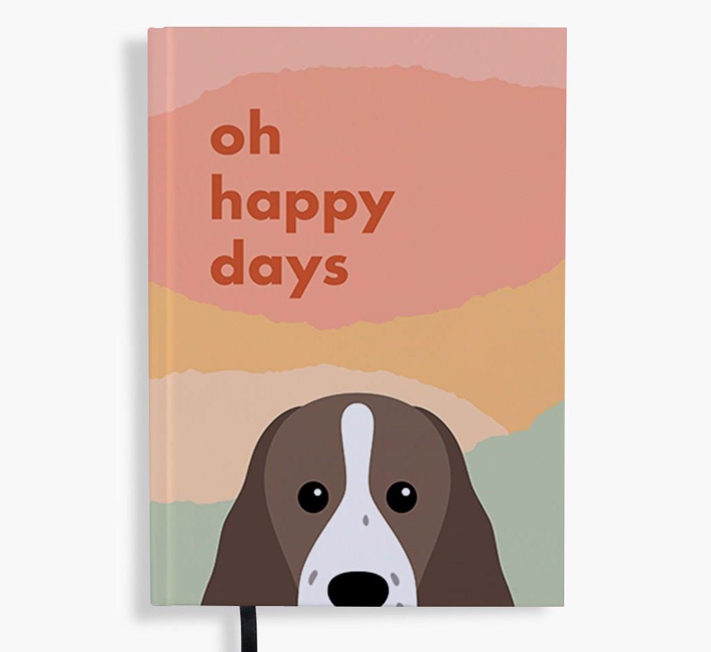 Oh Happy Days: Personalized {breedFullName} Notebook