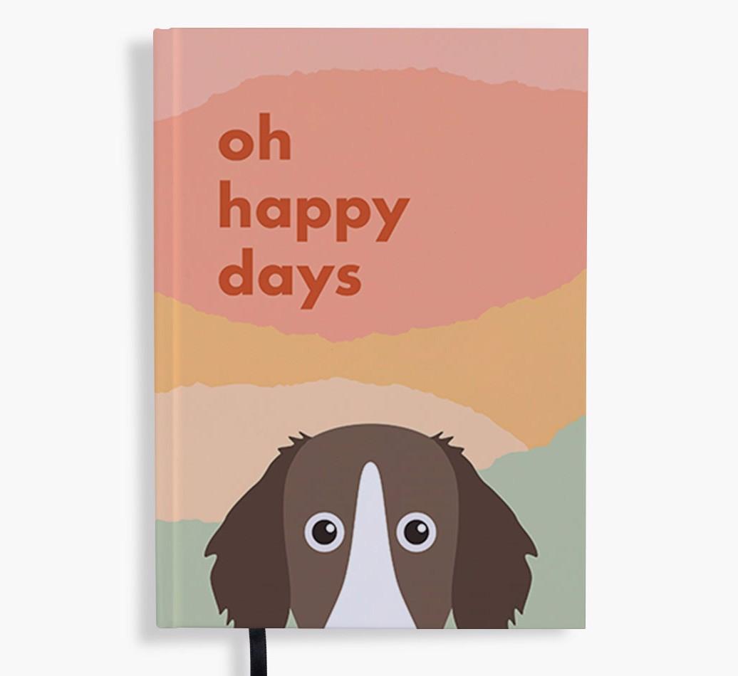 Oh Happy Days: Personalized {breedFullName} Notebook