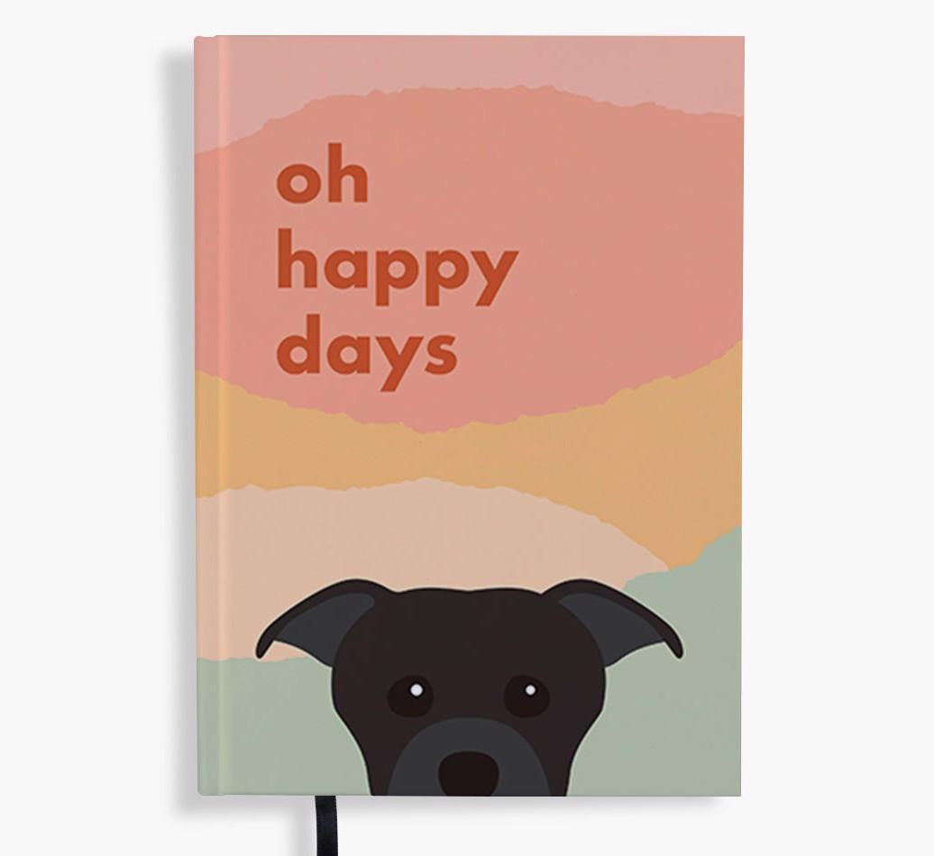 Oh Happy Days: Personalized {breedFullName} Notebook