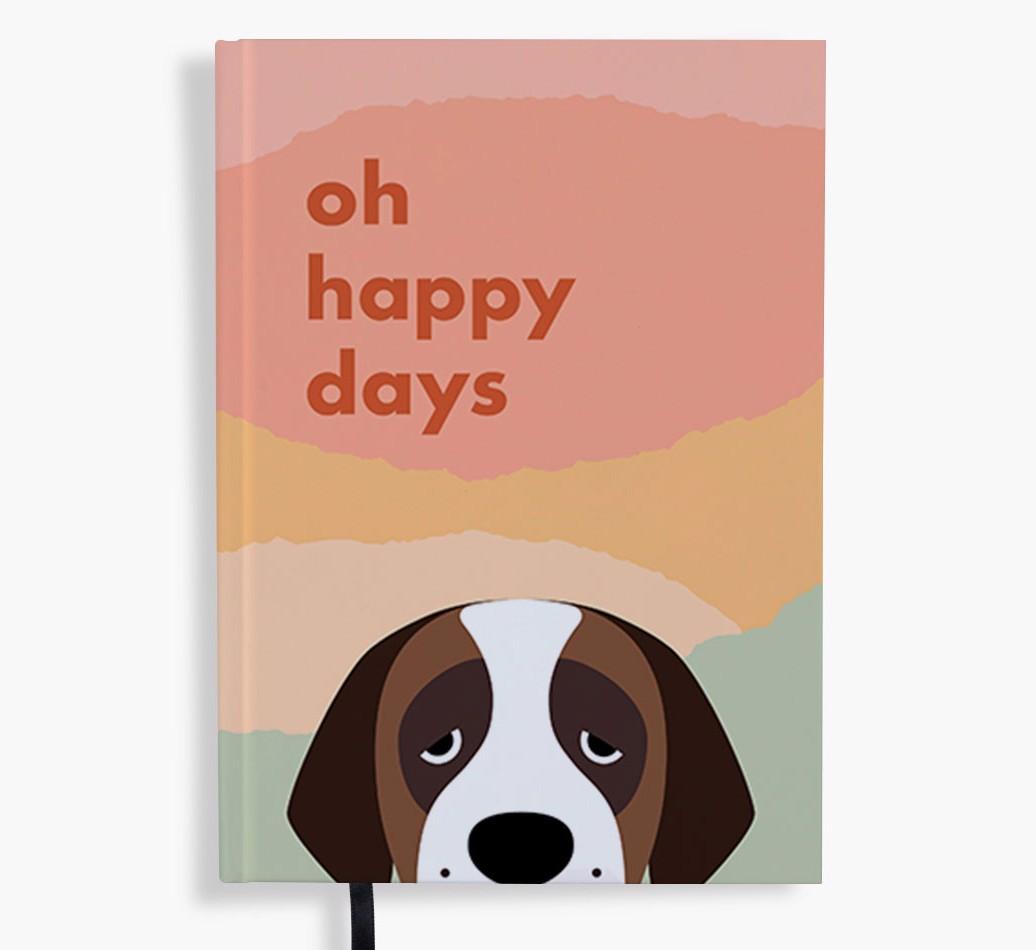 Oh Happy Days: Personalized {breedFullName} Notebook
