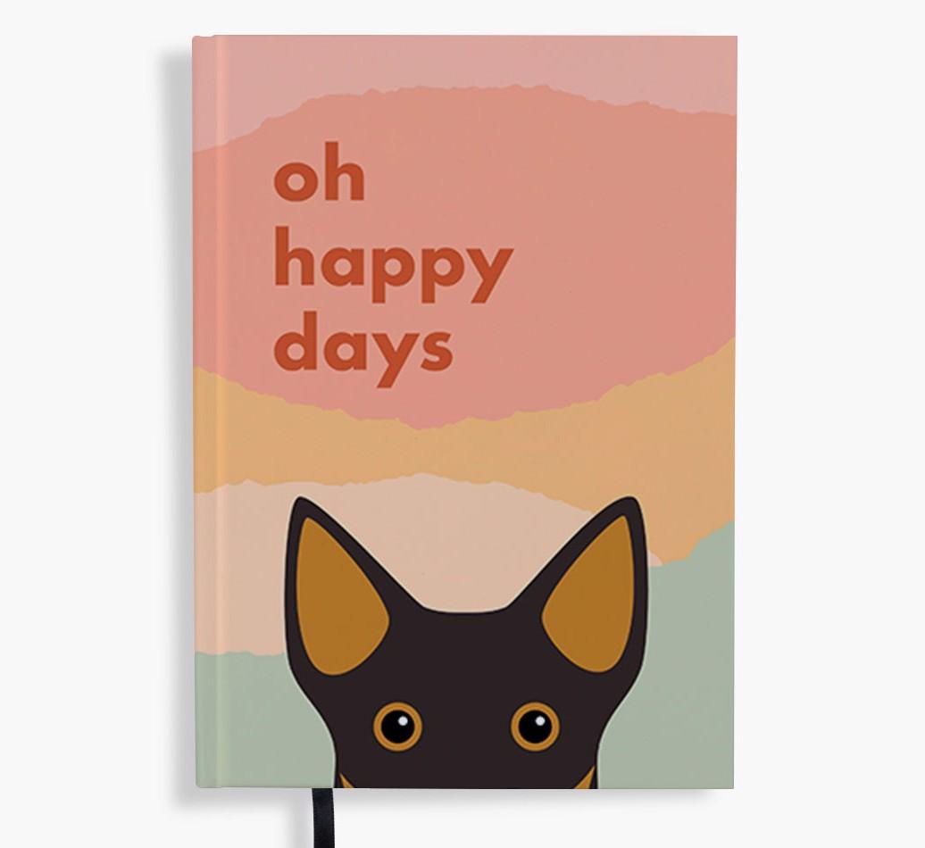 Oh Happy Days: Personalized {breedFullName} Notebook