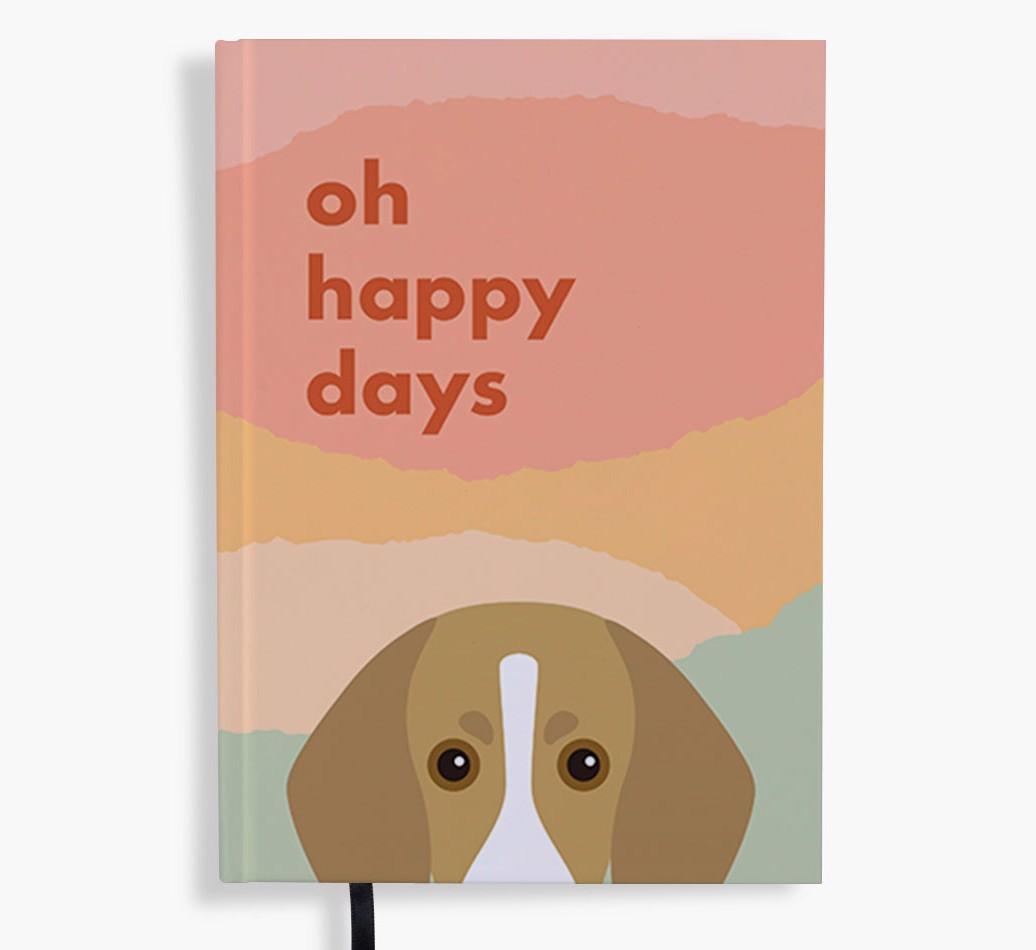 Oh Happy Days: Personalized {breedFullName} Notebook