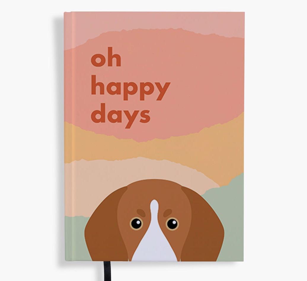 Oh Happy Days: Personalized {breedFullName} Notebook