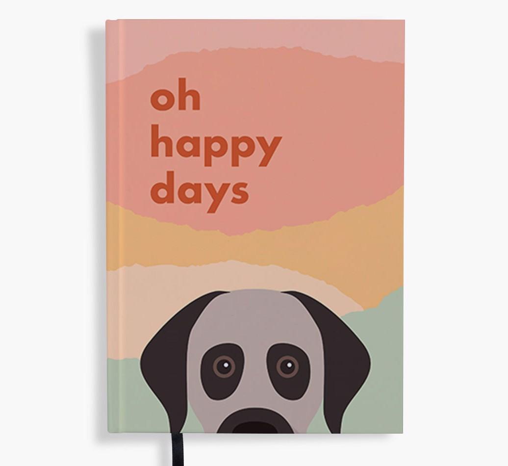 Oh Happy Days: Personalized {breedFullName} Notebook