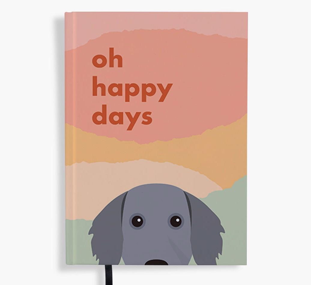 Oh Happy Days: Personalized {breedFullName} Notebook
