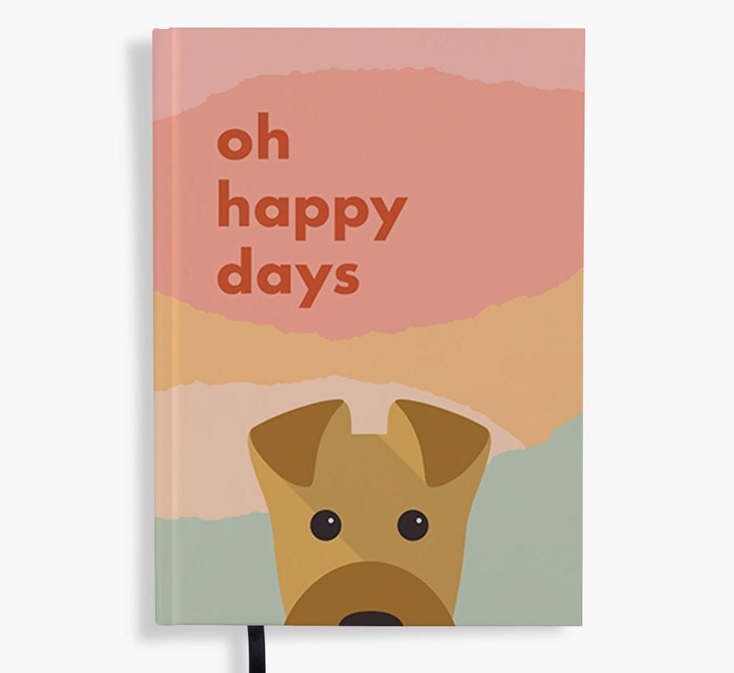 Oh Happy Days: Personalized {breedFullName} Notebook