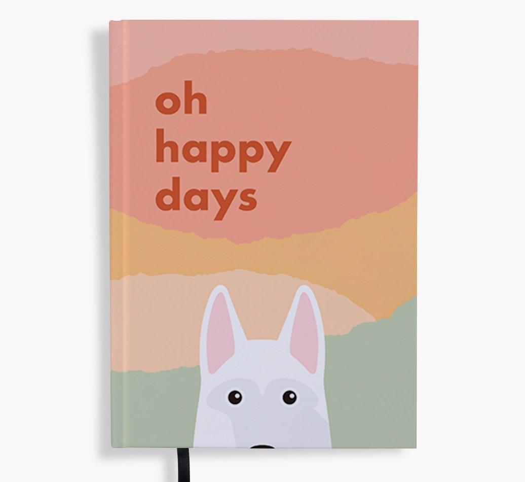 Oh Happy Days: Personalized {breedFullName} Notebook